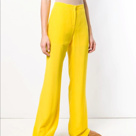 Moschino Pants & Jumpsuits Moschino Boutique Yellow Pant Poshmark